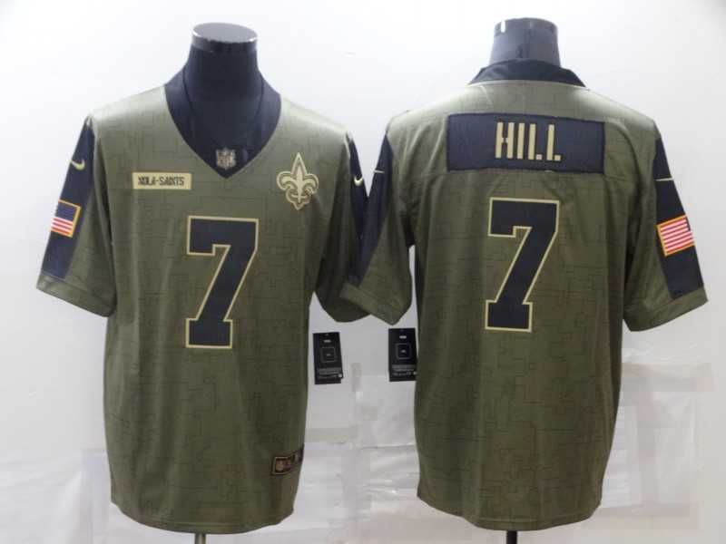 Nike Saints 7 Taysom Hill Olive 2021 Salute To Service Limited Jersey Dzhi,We sell and wholesale Nike Saints 7 Taysom Hill Olive 2021 Salute To Service Limited Jersey Dzhi on line form chian!